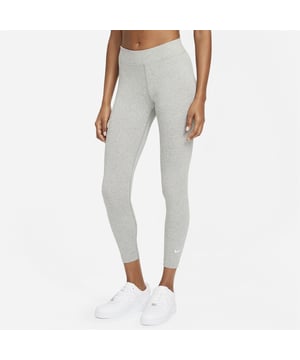 The Nike Sportswear Essential 7/8 Leggings help put the focus on your sneakers. A simple Swoosh at the ankle elevates the look, while a stretch waistband provides a snug, comfortable feel. Sweat-Wicking Comfort: This soft and stretchy fabric helps wick sweat away from your body to help keep you feeling cool and dry throughout the day. Mid-Rise Design: A contoured mid-rise design offers a comfortable fit that sits just below your belly button. Stretch Waistband: A stretch waistband provides a snug, comfortable feel. Tight fit for a body-hugging feel.
61% Cotton, 33% Polyester, 6% Elastane.