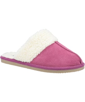 Upper: Suede. Lining: Faux Fur. Outsole: Synthetic. Fastening: Slip-on. Fabric Technology: Flexible. Faux Fur Sock, Hardwearing, Memory Foam Sock. Flat Heel. Cut: Low Cut. Design: Plain. Toe Style: Closed.