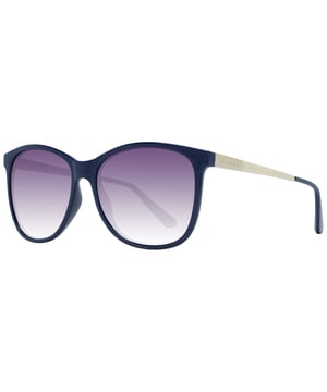 Ted Baker Round Womens Blue Purple Gradient TB1673  Sunglasses feature a fashionable and lightweight round frame that offers both durability and comfort. The high-quality acetate ensures long-lasting wear, while the slender temples feature the Ted Baker logo for a touch of sophistication.