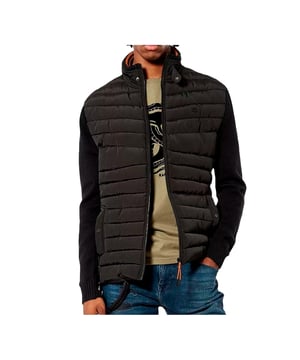Doudoune Kaporal Adam Herren Schwarz Synthetisch. Authentische Kleidung von der Marke Kaporal - Streetwear/Sportswear-Design von Kaporal - Kaporal für Herren Mode, perfekt für den Alltag - Die schwarze Doudoune von Kaporal lässt sich perfekt mit dem Rest Ihrer Garderobe kombinieren - Bequeme Synthetikmaterial - klassisch - Adam -