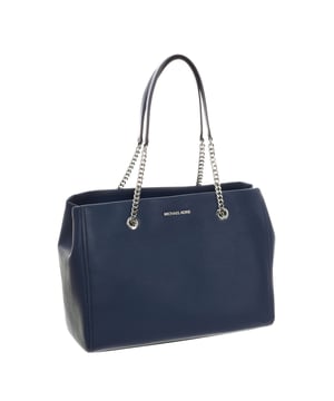 Design and Shape:
 - This Michael Kors bag has a sleek and sophisticated shoulder style silhouette.
 - It has a rigid structure and a rectangular shape with moderate dimensions.

 Handles:
 - It has long handles that allow you to carry the bag comfortably on the shoulder.
 - The handles are designed to support the weight of the full bag.

 Compartments:
 This bag has three main compartments:
 - A central compartment with zipper closure.
 - Two compartments on the sides with magnetic closure.
 The division into multiple compartments allows for better organization and access to contents.

 Brand details:
 - It has the Michael Kors logo engraved on the front.
 - These design elements help to clearly identify the model as part of the brand's collection.

 Internal Features:
 - A zipper pocket on the back.
 - Two open pockets on the front.
 Measures: 35.5x26x12.5cm
 Composition: 100% Polyurethane
 Care:
Clean with a wet cloth.