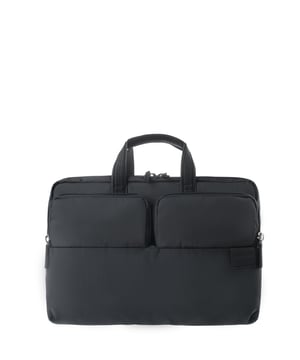 Unisex handtas met ritssluiting. twee open binnenzakken. twee voorvakken met ritssluiting en twee achtervakken met ritssluiting aan de buitenkant. verstelbare en afneembare schouderband. Polyester handvat. een binnencompartiment.  extern materiaal. polyester binnenkant. Afmetingen: 44x29x9 cm. Modeproduct