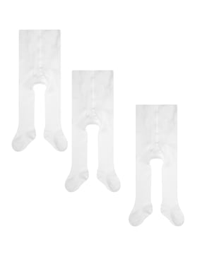 Pack-3 panty opaco con pieza, para bebe.	
Puntera y pieza reforzadas.
Cómodo y resistente.
 Composición: 100% Poliamida
 Cuidados:
- Lavar a mano.
- No usar lejía.
- No usar secadora.
- No planchar.
- No lavar en seco.