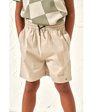 We've re-worked the classic chino short A&R style and you're going to love it! Crafted from paper handle cotton for a crisp finish and featuring an elastic waistband for easy dressing they are the perfect blend of comfort and style.. About Me: 98% Cotton 2% Elastane. 0.