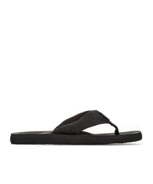 Womens Rocket Dog Adios Flip Flops in black.- Comfortable and casual thong slide sandal.- Slip-on design.- Soft webbing strap.- Soft fabric toe post.- Moulded EVA flatform footbed.- Textured outsole.- Rocket Dog branding to front strap and footbed.- Textile upper  Synthetic sole.     - Ref: ADIOSWB