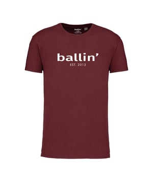 Regular Fit Shirt von Ballin Est. 2013 in der farbe Rot und in größe M.