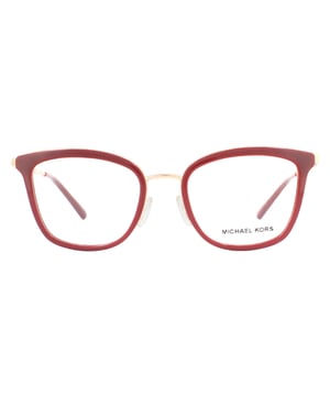 Las gafas Michael Kors Coconut Grove MK3032 1108 Rose Gold Rouge para mujer son un lujoso estilo cuadrado con femeninos ángulos copiados. El marco de plástico se recorta con metal texturizado y las patillas de metal delgadas están decoradas con un logotipo de Michael Kors grabado y una punta de plástico para mayor comodidad.