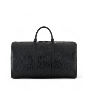 Reisetasche Armani Exchange Weekender Damen Schwarz Polyester. Authentisches Gepäck der Marke Armani Exchange - Streetwear/Sportswear-Design von Armani Exchange - Armani Exchange für Frauen, modisch und perfekt für den Alltag - Die schwarze Reisetasche von Armani Exchange lässt sich ideal mit dem Rest Ihrer Garderobe kombinieren - Bequemer Polyester-Stoff - klassisch - Weekender -