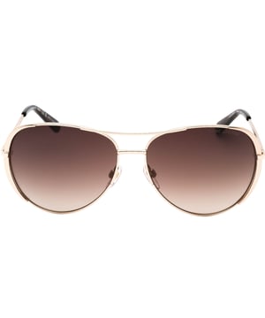 Marc Jacobs Gold Sunglasses, Lens Width = 59mm, Nose Bridge Width = 14mm, Arm Length = 140mm, Sunglasses, Sunglasses Case, Cleaning Cloth and Care Instructions all Included, 100% Protection Against UVA &amp; UVB Sunlight and Conform to British Standard EN 1836:2005, Gold Sunglasses