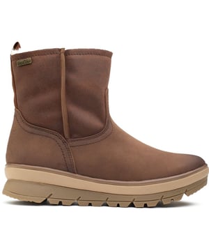 Disfruta de una comodidad acogedora y un estilo fabuloso con las botas con forro polar Jana. Estas elegantes botas listas para el invierno abrazan tus tobillos con cuero vegano suave y flexible, forradas con un vellón mullido y lujoso. Una cremallera interior permite ponérselas fácilmente, mientras que la suela exterior resistente de dos tonos proporciona una pisada firme y mantiene los pies firmes en el suelo.