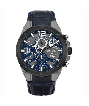 Police Watch PL.15711JSUB/03
Genero: Hombre
Color principal: Negro
formato de la visualizacion: Analogico
La resistencia al agua: 3 ATM
Cierre del reloj: Hebilla de alfiler
Funciona: Multifuncion
Color de la caja: Negro
material de la caja: Acero inoxidable
ancho de la caja: 48
longitud de la caja: 48
reloj de ajuste: No hay engaste de gemas
Color del brazalete: Azul
material del brazalete: Cuero
el ancho de la cara: 13
circunferencia de la muneca: 195
entrega: Caja de relojes
Estilo: Moda
Altura de la carcasa: 11
Vidrio: Vidrio mineral
color de la esfera: Azul
Bezel: Ninguno