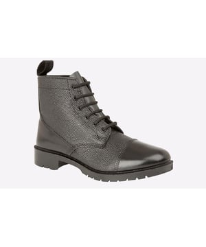Perfect for a casual day out or dressing up smart and going to work, for a meal or out about town, These Umbria ankle boots have been design to give you all day durability, comfort and style every single time.- Leather upper
- Full lace closure
- Cushioned footbed
- Hell pull loop for easy on / off wear
- Slight raised heel
- Durable rubber outsole