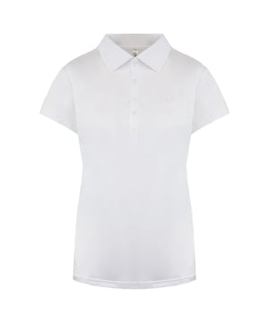 Under Armour Golf Heatgear Kurzarm weiße Frauenpolo -Hemd 1272336 100