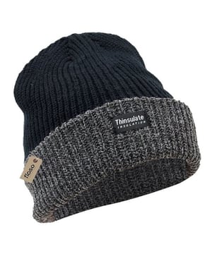 Very warm knitted Thinsulate 3M 40g thermal ski hat ideal for skiing, snowboarding and cold winter days. Fibre contents: Outer 100% Acrylic.