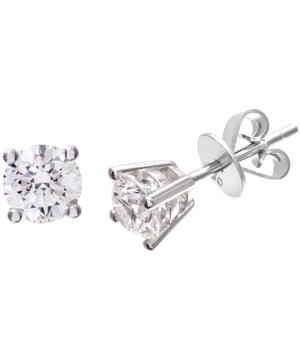 9K (375) geel goud: 1,7 gram; # Diamant: 1ct