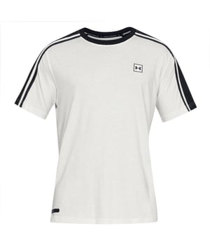 Under ArmourUnduppable Stripe T -Shirt White - Herren