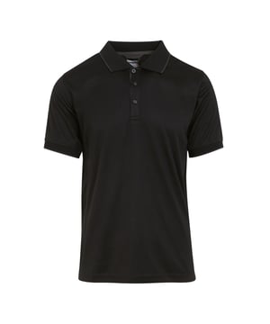 Gewebetechnik: Antibakteriell, langlebig, Feuchtigkeitsabweisend. Polyester. Gewebe: Piqué. Design: Kontrastpaspel. Knopfverschluss, Zum Überziehen. Knopfleiste mit drei Knöpfen. Kurzärmlig. Schaftrand zum Umklappen.