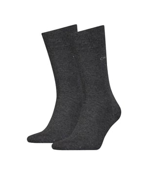 Classic ankle socks by Calvin Klein. Crafted from a soft and stretchy cotton blend they feature discrete CK logo branding on the shaft.