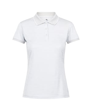 Materiaal: 100% polyester. Poloshirt met korte mouwen van hoogpolig, sneldrogend jersey materiaal. De zacht aanvoelende mergpolyester stof zorgt voor een verkoelende luchtstroom en is zacht om te dragen.. Gesneden met een klassieke drieknops sluiting en licht geribbelde kraag en manchetten. Met de handtekening Regatta-afdruk op de kist. Maat (borst): (6 UK) 30in, (8 UK) 32in, (10 UK) 34in, (12 UK) 36in, (14 UK) 38in, (16 UK) 40in, (18 UK) 43in, (20 UK) 45in, (22 UK) 48in, (24 UK) 50in, (28 UK) 54in, (30 UK) 56in, (32 UK) 58in, (34 UK) 60in, (36 UK) 62in.