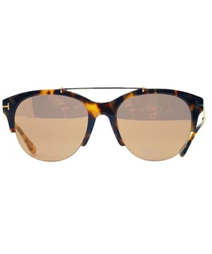 Tom Ford Adrenne FT0517 56Z Sunglasses. Lens Width = 55mm. Nose Bridge Width = 19mm. Arm Length = 140mm. Sunglasses, Sunglasses Case, Cleaning Cloth and Care Instructions all Included. 100% Protection Against UVA and UVB Sunlight and Conform to British Standard EN 1836:2005