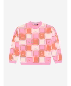 Discover the epitome of cosy chic with the Kids Klock Wool Knitted Jumper in Pink by Acne Studios, a fashionable must-have for AW2024. Expertly crafted for comfort and style, this jumper is perfect for both boys and girls. Here‚  why you'll love it: Luxurious Wool: Crafted with premium wool for warmth and softness. Iconic Pink Hue: Features a vibrant, playful pink colour that adds a pop of fun to any ensemble. Versatile Design: Perfect for stylish layering during cooler months. Acne Studios Craftsmanship: Meticulously designed with the quality and contemporary aesthetics Acne Studios is known for.Elevate your child's wardrobe with this standout piece!