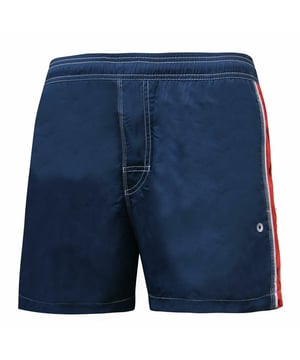 Maru Stretch Waist Bottoms Navy Blue Mens 14" Swimming Shorts MS4396