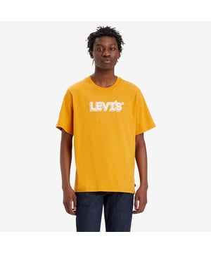 Mens Levis Relaxed Fit Graphic T- Shirt in orange.- Crew neckline.- Short sleeves.- Signature graphics logo.- Relaxed fit.- 100% Cotton.- Ref: 161431341