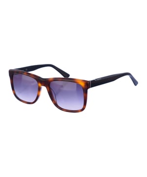 Sonnenbrille mit Acetatrahmen.
 Quadratische Form.
 Bügel mit eingraviertem Markennamen.
 100% UV-Schutz.
 Antireflektierende Gläser.
 Enthält: Alle unsere Produkte werden in der Originalverpackung mit Echtheits- und Garantiezertifikat geliefert.
 Maße: Höhe der Gläser: 50 mm. Breite des Glases: 56 mm. Steg: 18 mm. Bügel: 145 mm.
 Zusammensetzung: Azetat
 Pflege:
Reinigung und Pflege:
 - Reinigen Sie das Glas mit Wasser und Seife (neutral).
 - Verwenden Sie keine schmutzigen oder scheuernden Tücher, da diese die Eigenschaften der Filter verändern können.
 - Verwenden Sie nur Originalzubehör und -ersatzteile.