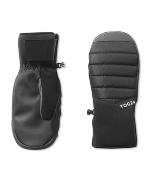 Keep your hands protected on the slopes with our Escapade ski mitts. Designed to withstand moisture and keep your hands protected against falls, these mittens feature 5K breathability, 5K waterproofing, a water-resistant DWR coating, and reinforced stitching to ensure your hands are safe and warm as you enjoy a full day of skiing or snowboarding. With a non-slip palm fabric, these mitts also provide added grip when using ski poles or when gaining your balance after a fall. The insulation is high-performing and made with recycled materials, making them an eco-friendly alternative to your average ski mitt or glove.