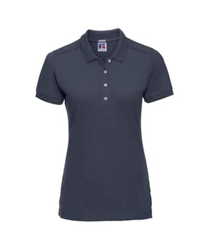 95% Katoen, 5% Lycra. Stof: Piqué, zachte touch. Ontwerp: Eenvoudig. Bevestiging: Trek aan de achterkant. Manchet: Ribbel. Mouwtype: Korte mouwen. Halslijn: Slanke Bladkraag, Omgeslagen Kraag. 4 knoopsplit, visgraatband, lange lengte, parelmoeren knopen, genaaide schouders, zijsplitten, getapete hals, getapete schouders. Lengte: Lang. Geschikt voor: Slank. 210gsm. Duurzaamheid: Amfori, Better Cotton Initiative, BSCI, Fair Labor Association, Oeko-Tex Standaard 100 gecertificeerd.