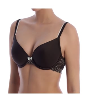 Gepolsterter Bügel-BH von FLAVIA, der die Figur mit optimaler Unterstützung und einem bequemen und femininen Design betont.

 Details:

 - Bügeldesign mit formgebender Polsterung.
 - Glatte Cups mit floraler Spitze.
 - Zarte Spitze an den Seiten.
 - Verstellbare Träger mit Stickerei.
 - Verstellbarer Verschluss hinten.
 - Florale Spitze an den Bändern.
 - Dekorative Schleife in der Mitte.
 - Hergestellt aus hochwertigen Materialien.

 Das Modell FLAVIA ist ein gepolsterter Bügel-BH, der Halt, Eleganz und Komfort vereint. Ideal für alle, die einen Bügel-BH suchen, der die Büste mit einem raffinierten Design betont.
 Zusammensetzung: 57% Polyamid, 31% Polyester, 12% Elasthan
 Pflege:
Maschinenwäsche bis zu 30ºC.
 Keine Bleichmittel verwenden.
 Nicht im Trockner trocknen.