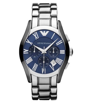 Herenhorloge AR1635 van Emporio Armani, gemaakt van roestvrij staal. Dit model is voorzien van een datumfunctie en heeft een Japans Quartz uurwerk. EAN 4051432642616