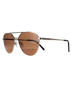 Serengeti Aviator Unisex Shiny Light Gold Saturn Polarized Odell zonnebril is een glamoureuze aviatorstijl gemaakt van lichtgewicht metaal. Siliconen neuskussentjes en een dubbele brug zorgen de hele dag voor comfort. De spectrale en fotochrome technologie past het licht aan en filtert het tot in de perfectie, terwijl het Serengeti-logo op de rechterlens staat voor de authenticiteit van het merk.