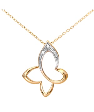 9K (375) Yellow Gold: 1.9gr; # Diamond: 0.01ct