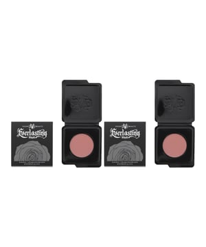 KVD Everlasting Refill Blush is a high-quality blush formula that delivers long-lasting, vibrant color to your cheeks. This refillable blush is part of the KVD Everlasting Blush collection, known for its exceptional pigmentation and smooth application. The blush is finely milled and blends effortlessly onto the skin, providing a soft and natural-looking flush of color. It is available in a range of shades to suit different skin tones and preferences, from subtle neutrals to bold and vibrant hues. Whether you prefer a soft, romantic glow or a bold pop of color, the KVD Everlasting Refill Blush has options to help you achieve your desired look. The formula is buildable, allowing you to customise the intensity of the blush. Whether you prefer a sheer wash of color or a more dramatic effect, you can easily layer the product to achieve your desired level of pigmentation. The blush has a velvety texture that blends seamlessly into the skin, leaving a smooth and flawless finish.  Not only does the KVD Everlasting Refill Blush provide beautiful color, but it is also formulated to be long-lasting. The blush stays put throughout the day, resisting fading or smudging, so you can enjoy a fresh and radiant look for hours.
