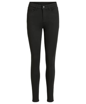 From this trending brand VILA, these jeans are the perfect pair of skinny jeans.  With just the right amount of stretch made from a cotton blend fabric for breathability and comfort.  Finished with classic 4 jeans pockets and belt loops
Fit: Extra-Slim, Sizing: As expected (we have resized to UK sizing)