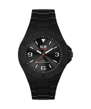 Diese Ice Watch Ice Generation Analog Uhr für  Herren ist das perfekte Accessoire zum tragen oder verschenken. Ihr Schwarz 44 mm Rund Gehäuse kombiniert mit dem bequemen Schwarz Armband aus  Silikon garantiert, dass Sie diese atemberaubende Uhr kompromisslos genießen werden. Angetrieben von einem hochwertigen Quarz Uhrwerk und wasserdicht bis 10 bars, läuft Ihre Uhr stets weiter. Dank ihres ultra-weichen Silikonarmbands und ihres schillernden Zifferblatts verleiht sie allen Ihren Outfits eine modische und moderne Note! Sie haben die Wahl! -Diese Analog Uhr verfügt über eine funktion: Leuchtzeiger, Leuchtziffern Diese hochwertige Uhr hat ein Schwarz Silikon Band ( 21 cm Länge und 22 mm Breite) mit einer Dornschließe Gehäusedurchmesser: 44 mm,Gehäuse Höhe: 10 mm, Gehäusefarbe: Schwarz, Zifferblattfarbe: Schwarz