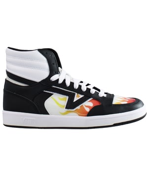 Vans Lowland HI HI CC XLD LACE-UP Entrenadores de hombres sintéticos negros/blancos VN0A5DY99QP