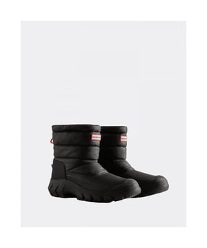Size/Fit Summary: Fits slightly smaller. If you are in-between sizes or want to wear a thick sock, it is recommended to size up.
Extreme cold weather calls for the Intrepid Short Snow Boot. Handcrafted with a recycled nylon upper, recycled fleece lining and an innovative Ortholite™ footbed, tread through frosty excursions with comfort and support. An elasticated drawstring and a toggle along the topline retain warmth, meaning these black boots can be worn in temperatures as low as -20°C (-4°F).

Certified vegan
Waterproof
Handcrafted using lightweight rubber
100% Recycled upper, lining and insole
Insulating fleece lining
Drawstring topline to retain warmth
Ortholite™ footbed
Kick Spur for ease of removal
Hydroguard waterproof internal membrane to keep your foot dry
Can be worn in temperatures as low as -20°C

Product code: MFS9135WWU