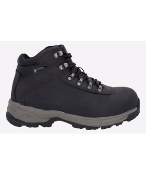 The Eurotrek Lite Waterproof walking boots for women are ideal for light hiking.
- Leather upper for durability and comfort
- Dri-Tec waterproof, breathable membrane keeps feet dry
- Durable rustproof hardwearing lacing system creates a snug, secure fit
- Removable moulded EVA footbed delivers underfoot cushioning
- Compression-moulded EVA midsole with shank for ultimate cushioning