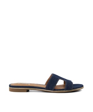 Dune navy blue sandals new arrivals