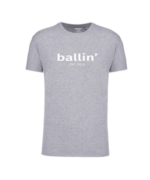 Regular Fit Shirt von Ballin Est. 2013 in der farbe Grau und in größe 3XL.