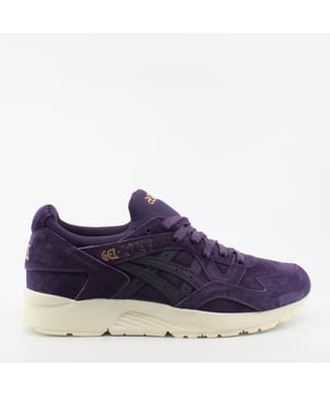 ASICS Gel-Lyte V Women's Purple Trainers, a perfect fusion of style and comfort that promises to elevate your footwear game. These trainers are a standout choice for women who appreciate both fashion-forward design and exceptional functionality. Let's explore the key features that make the ASICS Gel-Lyte V a remarkable choice:

 Eye-Catching Design:  The ASICS Gel-Lyte V trainers boast an eye-catching design with a beautiful purple color palette that adds a pop of color to your outfit, making them a stylish choice for both athletic activities and casual wear.

 Classic Silhouette:   These trainers feature a classic and timeless silhouette that pays homage to ASICS' heritage while remaining on-trend and fashionable.

 Premium Materials:   Crafted with high-quality materials, including a combination of synthetic and mesh materials, these trainers offer durability and breathability to keep your feet comfortable.

 Gel Cushioning Technology:   The ASICS Gel-Lyte V incorporates the brand's iconic Gel cushioning technology in the midsole. This technology provides excellent shock absorption and cushioning, ensuring a comfortable and responsive feel with every step.

 Padded Collar and Tongue:   The trainers feature a padded collar and tongue, enhancing comfort and providing extra cushioning around your ankles.

 Lace-Up Closure:   The lace-up closure allows for a customizable and secure fit, ensuring that your feet stay snug and supported during various activities.

 ASICS Branding:   ASICS logos and branding are subtly integrated into the design, representing the brand's commitment to quality and performance.

 Breathable Construction:   The combination of mesh materials in the upper ensures proper airflow, keeping your feet cool and dry even during intense workouts.