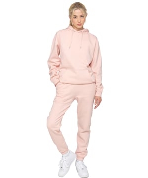 Enzo Womens Tracksuit Set. Long sleeve Oversized Hoodie and Relaxed Fit Joggers. Keeps your Body Warm and Comfortable. Joggers Feature 2 Side Slash Pockets. Brushed Back Inner Fleece Lining for more Comfort. Cuffed Leg Design, Elasticated Waist with drawstrings. Ideal to use for Casual and Work wear.