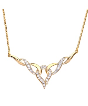 Oro amarillo de 9 quilates (375): 3,8 g; # Diamante: 0,2 quilates; # Dimensión: 45 cm x 4,1 cm x 1,38 cm