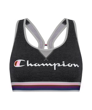 Damen Bustier von der Marke Champion.
Rutschfeste Träger.
Bewegungskomfort durch Racerback. 
Breites Unterbrustband sorgt für guten Halt.