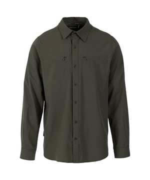 90% Polyester, 10% Elastaan. Ontwerp: Eenvoudig. Zakken: 2 borstzakken, verborgen ritssluiting. Bevestiging: Knop. Mouwtype: Met lange mouwen. Halsuitsnijding: Omgeslagen kraag. Stoftechnologie: Duurzaam, Flexibel, Vochtafvoerend, Sneldrogend, Stretch. Duo Skin, Onderhoudsvriendelijk.