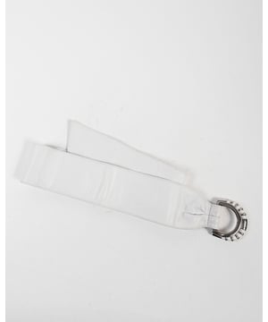 Weisser Gurtel.
  Hergestellt aus 100% Kalbsleder.
  Produktcode: WCPA70 100 WEISS.
  Hergestellt in Italien.
  Perfektes Accessoire fur Frauen.