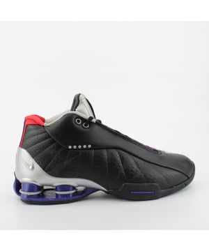 Nike Shox BB4 QS Negro Cuero Unisex Lace Up Trainers CD9335 002
