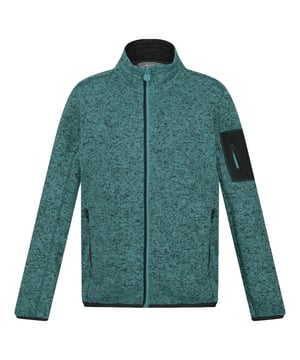 100% Polyester. Stof: Fleece, Brei-effect, Marl, Stretch. Ontwerp: Contrasterende details, Logo. 250gsm. Mouwtype: Met lange mouwen. Reflecterende bekleding. Halslijn: Staande Kraag. Manchet: Stretch Binding. Geschikt voor: Comfort. Zakken: 2 Zijzakken, 1 Mouwzak, Rits. Bevestiging: Volledige ritssluiting. Hem: Stretch Binding. Duurzaamheid: Eco Vriendschappelijk, Gemaakt van Gerecycleerde Materialen, Duurzame Materialen. 13 jaar: 32,5 in. 11-12 jaar: 31 in. 3-4 jaar: 22,5 in. 5-6 jaar: 24 in. 7-8 jaar: 26,5 in. 9-10 jaar: 28,5 in. 14 Jaar: 33 in. 15-16 jaar: 36 in.
